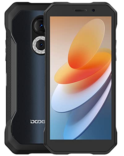 DOOGEE S61 [2022] Telefono Movil Resistente 6GB +64GB (512GB Expandible) 5180mAh Batería, Android 12 Smartphone Todoterreno, 20MP Visión Nocturna Cámara, 6 Pulgadas, IP68 IP69K 4G Dual SIM/NFC/OTG/GPS