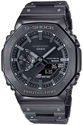 Casio GM-B2100BD-1AJF [G-Shock GA-2100 Series modelo de metal completo con enlace para smartphone] Reloj para hombre enviado desde Jap n modelo agosto 2022, Negro -
